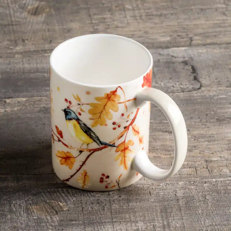 Oak Leaves - ROBIN LOVES BERRIES Single Mug