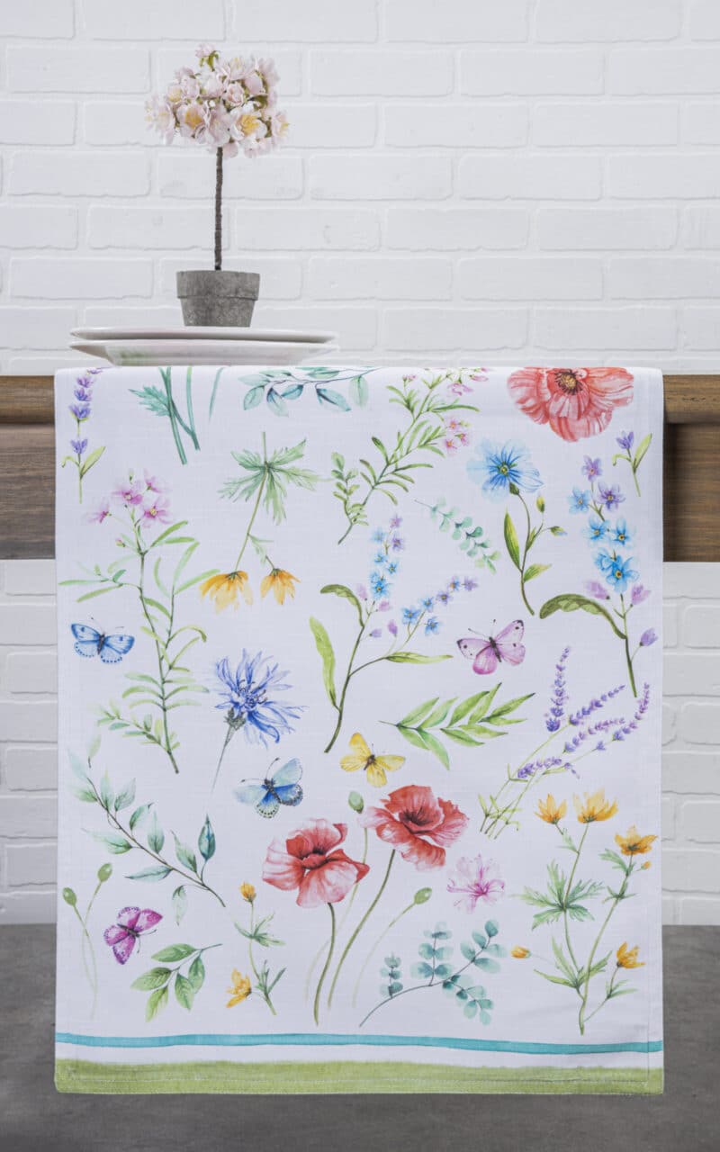 Just Floral Table Runner-double side