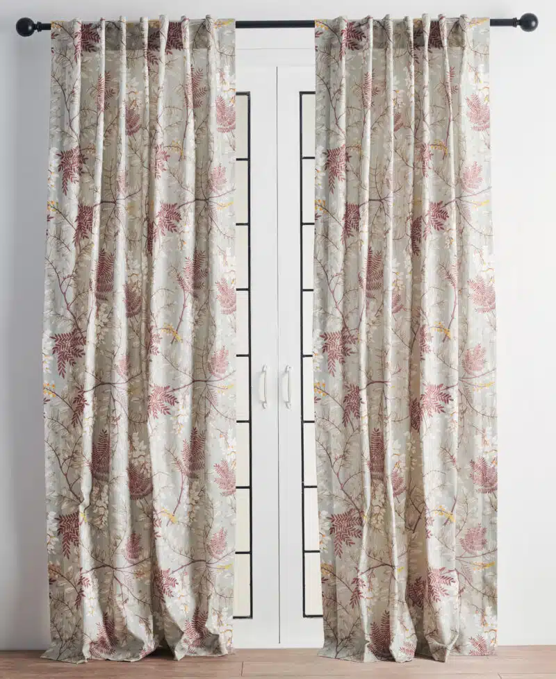 Feuillage Curtain Light Taupe