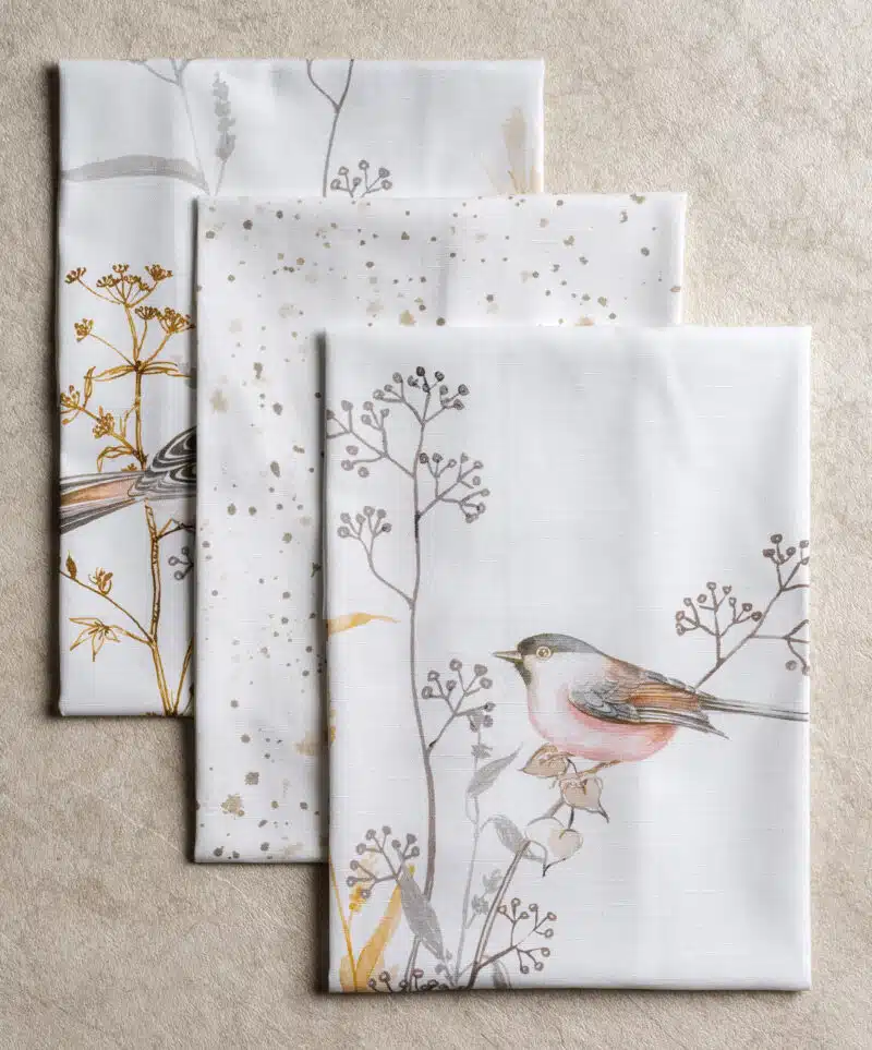 Meadow Florals Beige Kitchen towel