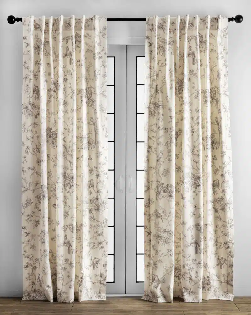 Jouy Paradis - Beige Curtain
