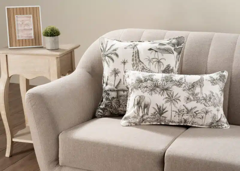 Savana Jouy - Beige Decorative Cushion Cover