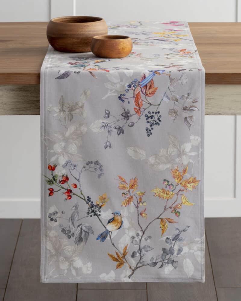 Equinoxe Grey Variant Table Runner-double side