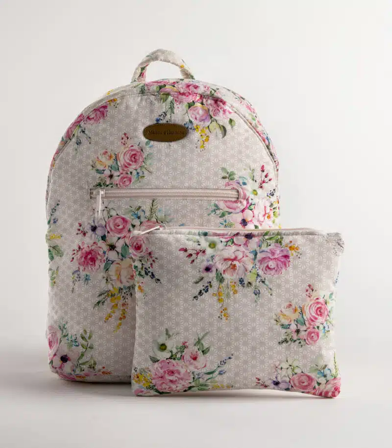 Sweet Rose Lavender Backpack Bag