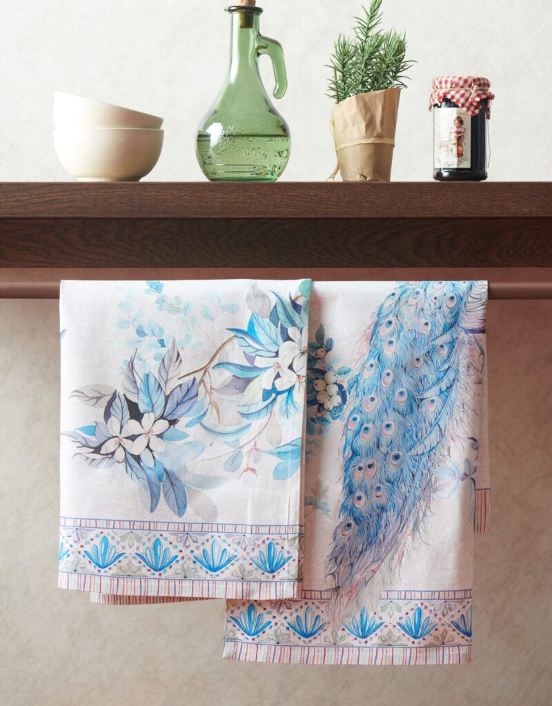 PEACOCK UTOPIA ORIGINAL KITCHEN TOWEL