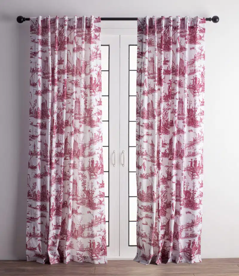 Calais Red Curtain
