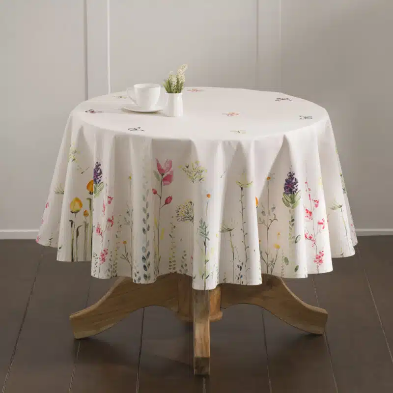 Botanical Fresh Round Tablecloth