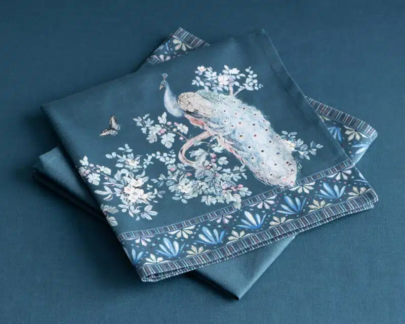 Peacock Utopia Deep Sea Napkin