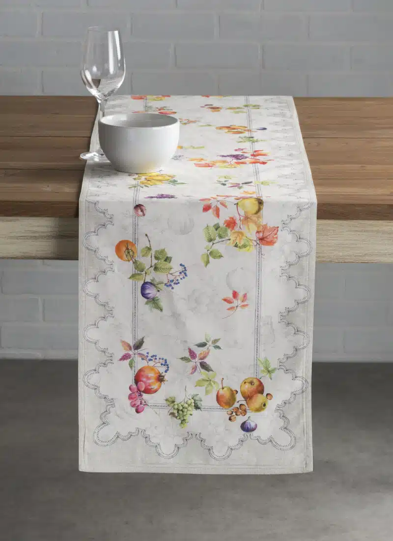 Fruit D'hiver Table Runner-double side