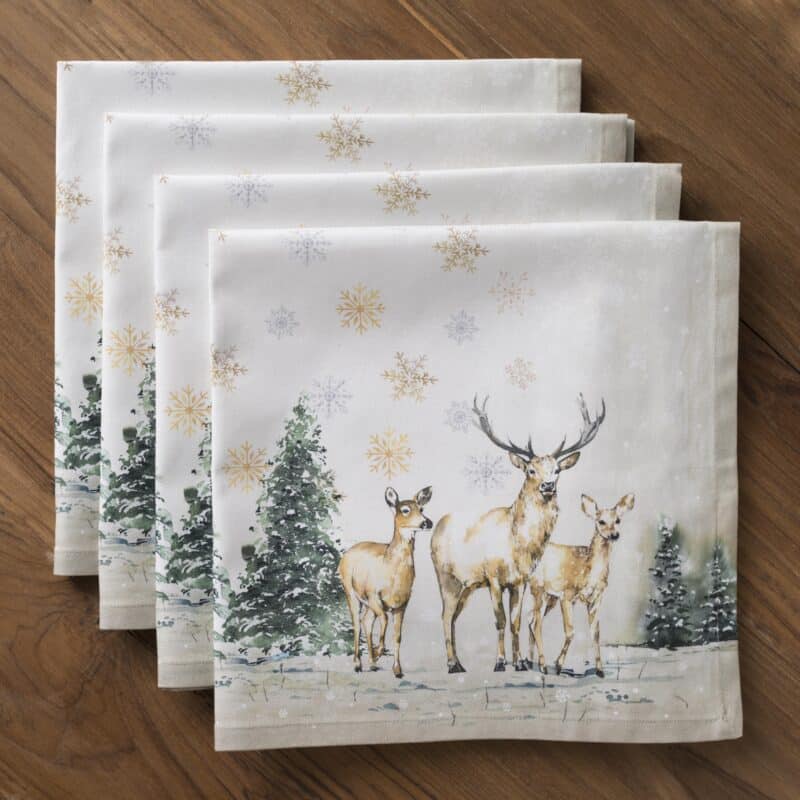 Deer In The Woods Napkin