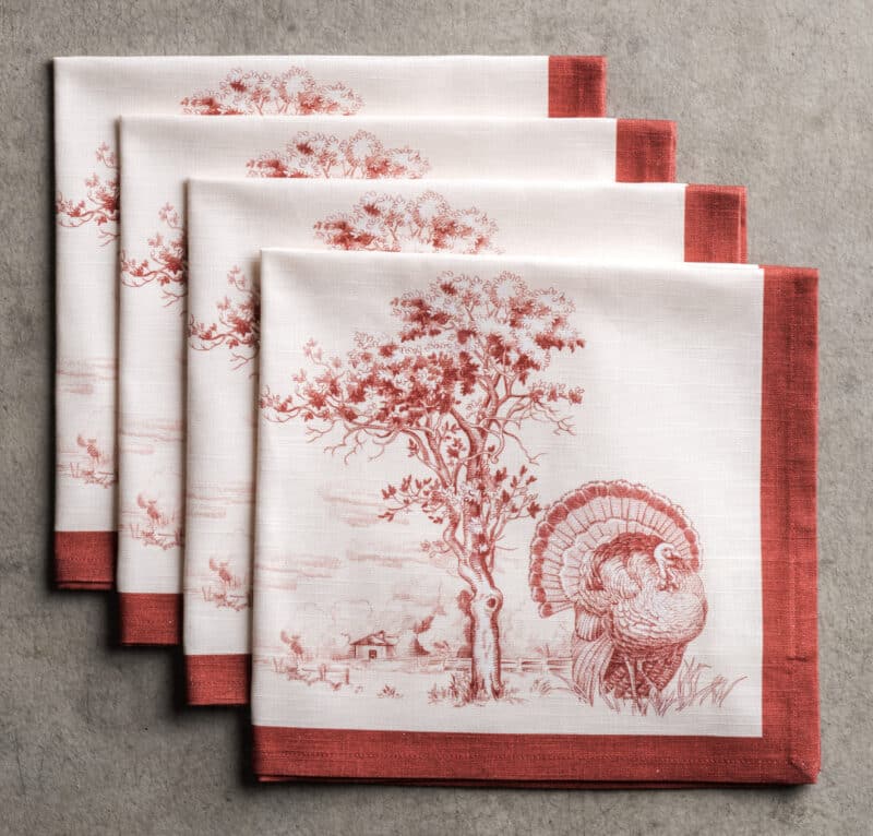 Holy Jouy Red Napkin