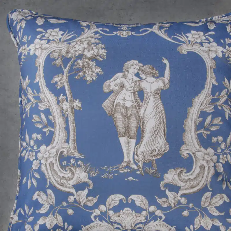 Joli Jouy Blue Cushion