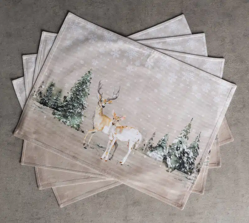 Deer In The Woods Placemat