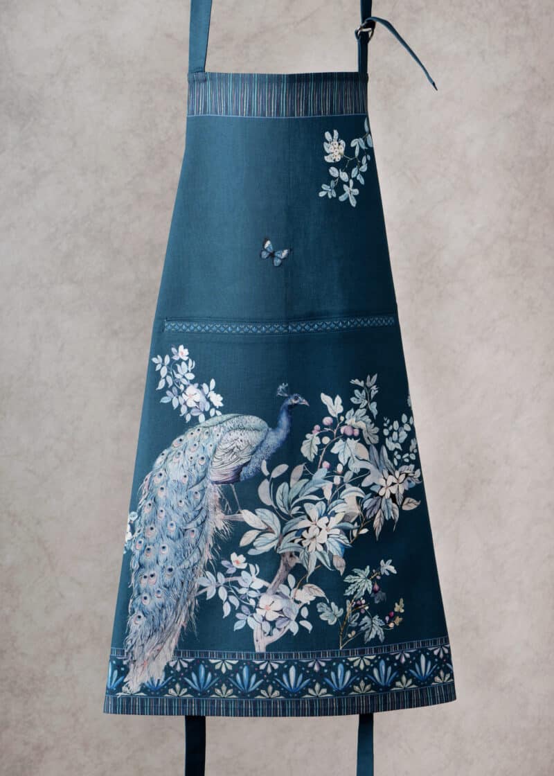 PEACOCK UTOPIA DEEP SEA APRON