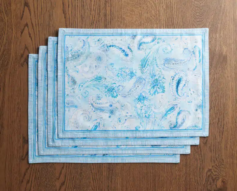 Paisley Blues Placemat