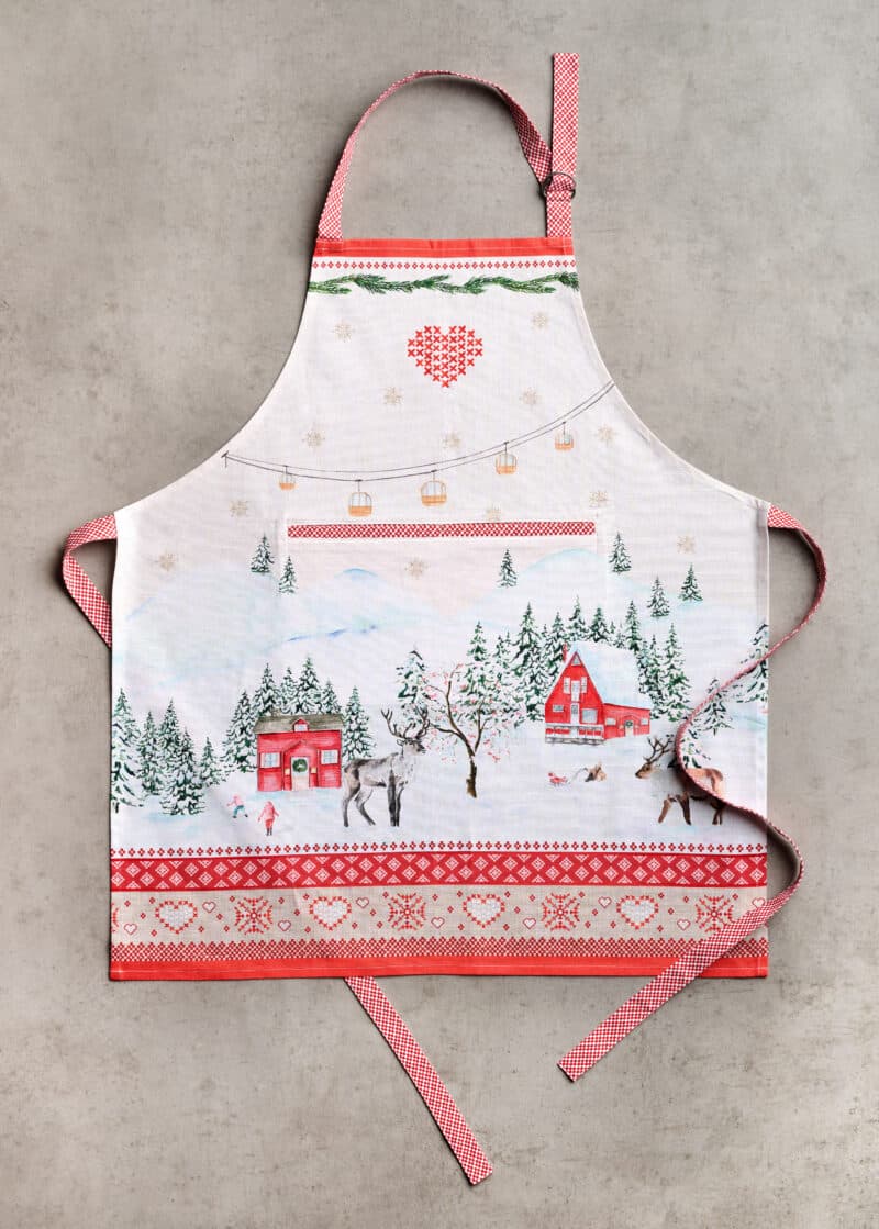 Rural Christmas Apron