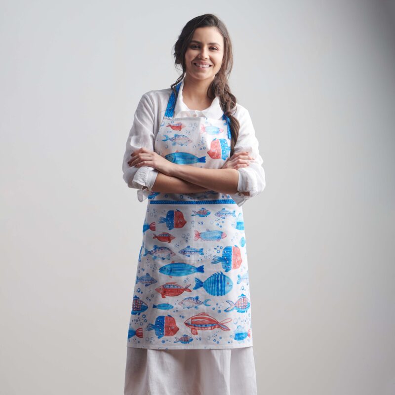 Breton Fishes Everyday Apron