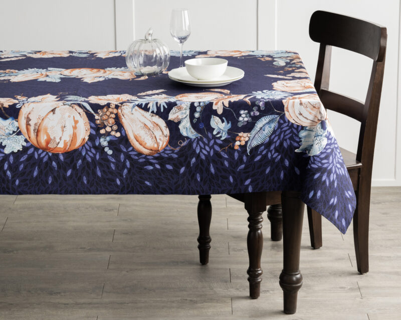 Pumpkin Blues Tablecloth